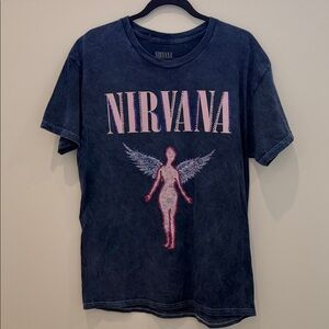 NIRVANA Crystals Design T-Shirt